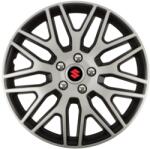 AutoHelix MSA Set 4 Capace Roti 14 inchi (R14) Dakar Gri-Negru, Compatibile Cu Suzuki (DKRGN69)