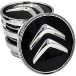 AutoHelix MSA Set 4 capace jante aliaj CITROEN 60 mm, Negru (55853529)