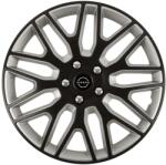 AutoHelix MSA Set 4 Capace Roti 15 inchi (R15) Dakar Negru-Gri, Compatibile Cu Nissan Nou (DKNG46)