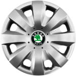 AUTOHELIX MSA Set 4 capace roti potrivite jantelor de 15 inchi (R15) compatibile gama Skoda, model - 321 (321Skoda)
