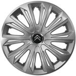 AutoHelix MSA Set 4 capace roti Strong silver varnished R14 Compatibil Cu Citroen (9066)