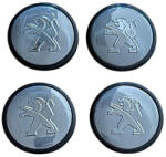 Autohelix Msa Set 4 capace roti 65mm exterior, 56mm interior Peugeot argintii compatibil/inlocuitor janta aliaj 3B7601171 (maf2962)