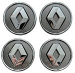 Autohelix Msa Set 4 capace jante aliaj Renault, 57MM Gri (EnzomStore-K0313-250603-006)