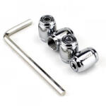 AutoHelix MSA Set capacele valva auto, universale, anti furt, argintiu (AX_CV-001-ARGINTIU-56)