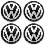 AUTOHELIX MSA Set 4 Capace Jante Aliaj VOLKSWAGEN, 60 mm, Negru (DK50VOLKSWAGEN60mmCzarnyRAMKA)