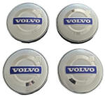 AUTOHELIX MSA Set 4 Capace Jante Aliaj Volvo 60mm, Argintiu (maf705)