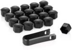AutoHelix MSA Capace prezoane, pe 17 mm, inclus cheie de scos capacele, set 20 buc negre (978-2541)