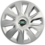 AutoHelix MSA Set 4 capace roti Cu Inel Cromat Stratos R16 Compatibil Cu Land Rover (8131)