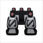 AutoHelix MSA Set Huse Scaune Universale Nero Gri Personalizate cu Fiat (NER108820.5)