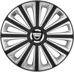 AutoHelix MSA Set 4 capace roti R16 Compatibil Cu Dacia Trend Silver-Black (10996)