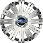 AutoHelix MSA Set 4 capace roti Cu Inel Cromat Active R15 Compatibil Cu Subaru (7516)