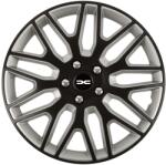 AutoHelix MSA Set 4 Capace Roti 16 inchi (R16) Dakar Negru-Gri, Compatibile Cu Dacia Nou (DKNG20)