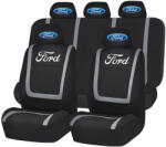 AutoHelix MSA Set Huse Scaune Universale Compatibile cu Ford- Negru/Gri (HSAFRD.3)