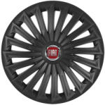 AutoHelix MSA Set 4 capace roti Joy Negru R17 pentru gama auto Fiat (5332.1)