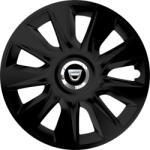 AutoHelix MSA Set 4 Capace Roti 16 inchi (R16) Stratos Negru, Compatibile Cu Dacia (STRN36)