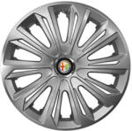 AutoHelix MSA Set 4 capace roti Strong silver varnished R15 Compatibil Cu Alfa Romeo (9051)