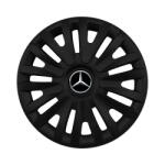 AutoSSF Set 4 capace roti 14 inchi (R14) compatibile MERCEDES, Model 217 Black (217MercedesBlack)