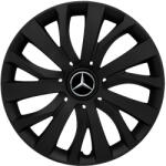 Autohelix Msa Set 4 capace roti 16 inch (R16) compatibile MERCEDES, Model - 432 Black Edition (432MercedesBlack)