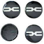 Autohelix Msa Set 4 capace roti 56mm Dacia Negru Model Nou Argintiu compatibil/inlocuitor janta aliaj (maf1647)