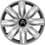 AutoHelix MSA Set 4 capace roti potrivite jantelor de 14 inchi (R14) compatibile Citroen, Model - 221 (221Citroen)