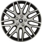 Autohelix MSA Set 4 Capace Roti 16 inchi (R16) Dakar Gri-Negru, Compatibile Cu Skoda Nou (DKRGN68)