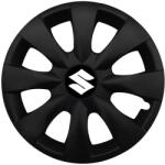 Autohelix Msa Set 4 capace roti potrivite jantelor de 15 inchi (R15) compatibile SUZUKI, Model - 316 Black Edition (316SuzukiBlack)