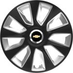 Autohelix MSA Set 4 Capace Roti 17 inchi (R17) Stratos Negru-Gri, Compatibile Cu Chevrolet (STRGN5)