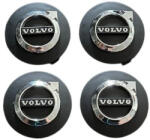 Autohelix Msa Set 4 capacele roti 64mm argintiu+negru, pentru jante aliaj Volvo Model Nou 3D (maf1076)