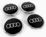 AUTOHELIX MSA Set 4 capacele roti 69mm negre, Audi A3, A4, A5, A6, A7, A8, Q3, Q5, Q7 pentru jante aliaj (43)