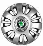 AUTOHELIX MSA Set 4 Capace Roti 16 inchi (R16) Compatibile Cu SKODA, model - 407 (407SKODA)