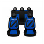 AutoHelix MSA Set Huse Scaune Universale Nero Albastru Personalizate cu Citroen (NER108818.1)