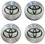 AutoHelix MSA Set 4 Capace Jante Aliaj Toyota 60mm, Argintiu (maf1776)