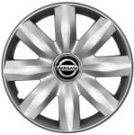 AutoHelix MSA Set 4 capace roti potrivite jantelor de 14 inchi (R14) compatibile Nissan, Model - 221 (221Nissan)