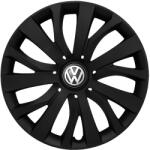 AUTOHELIX MSA Set 4 capace roti 16 inch (R16) compatibile Volkswagen, Model - 432 Black Edition (432VwBlack)