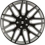 Autohelix MSA Set 4 Capace Roti 15 inchi (R15) Dakar Negru-Gri, Compatibile Cu Seat (DKNG61)