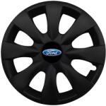 Autohelix Msa Set 4 capace roti potrivite jantelor de 15 inchi (R15) compatibile FORD, Model - 316 Black Edition (316FordBlack)