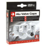AutoHelix MSA Set de capace pentru supape anvelope argintii (AX_S-0096/4006900-45)