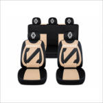 AutoHelix MSA Set Huse Scaune Universale Nero Bej Personalizate cu Renault Nou (NER108816.14)