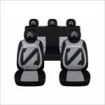 AutoHelix MSA Set Huse Scaune Universale Nero Gri Personalizate cu Citroen (NER108820.2)