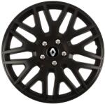 Autohelix MSA Set 4 Capace Roti 14 inchi (R14) Dakar Negru, Compatibile Cu Renault (DKN54)