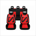AutoHelix MSA Set Huse Scaune Universale Nero Rosu Personalizate cu Dacia Nou (NER108819.3)