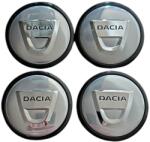 Autohelix Msa Set 4 capace roti 65mm exterior, 58mm interior Dacia argintii compatibil/inlocuitor janta aliaj (maf2651)