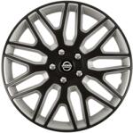 AutoHelix MSA Set 4 Capace Roti 15 inchi (R15) Dakar Negru-Gri, Compatibile Cu Nissan (DKNG43)