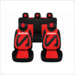 AutoHelix MSA Set Huse Scaune Universale Nero Rosu Personalizate cu Suzuki (NER108819.18)