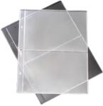 eR D L Set 10 folii pentru bancnote, 2 buzunare de 18 x 12cm, transparente, 3 perforatii 5, 5x7x7x5, 5cm, eR D L (00129)