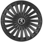 AutoHelix MSA Set 4 capace roti Joy Negru R17 pentru gama auto Peugeot (5371.1)