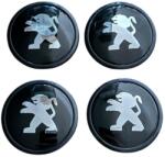 Autohelix Msa Set 4 capace roti 62mm exterior Peugeot negre compatibil/inlocuitor janta aliaj (maf2581)