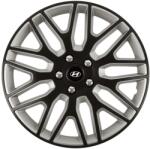 Autohelix MSA Set 4 Capace Roti 16 inchi (R16) Dakar Negru-Gri, Compatibile Cu Hyundai (DKNG29)
