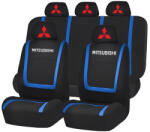 AutoHelix MSA Set Huse Scaune Universale Compatibile cu Mitsubishi - Negru/Albastru (Mits1.2)