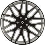 Autohelix MSA Set 4 Capace Roti 14 inchi (R14) Dakar Negru-Gri, Compatibile Cu Renault (DKNG54)
